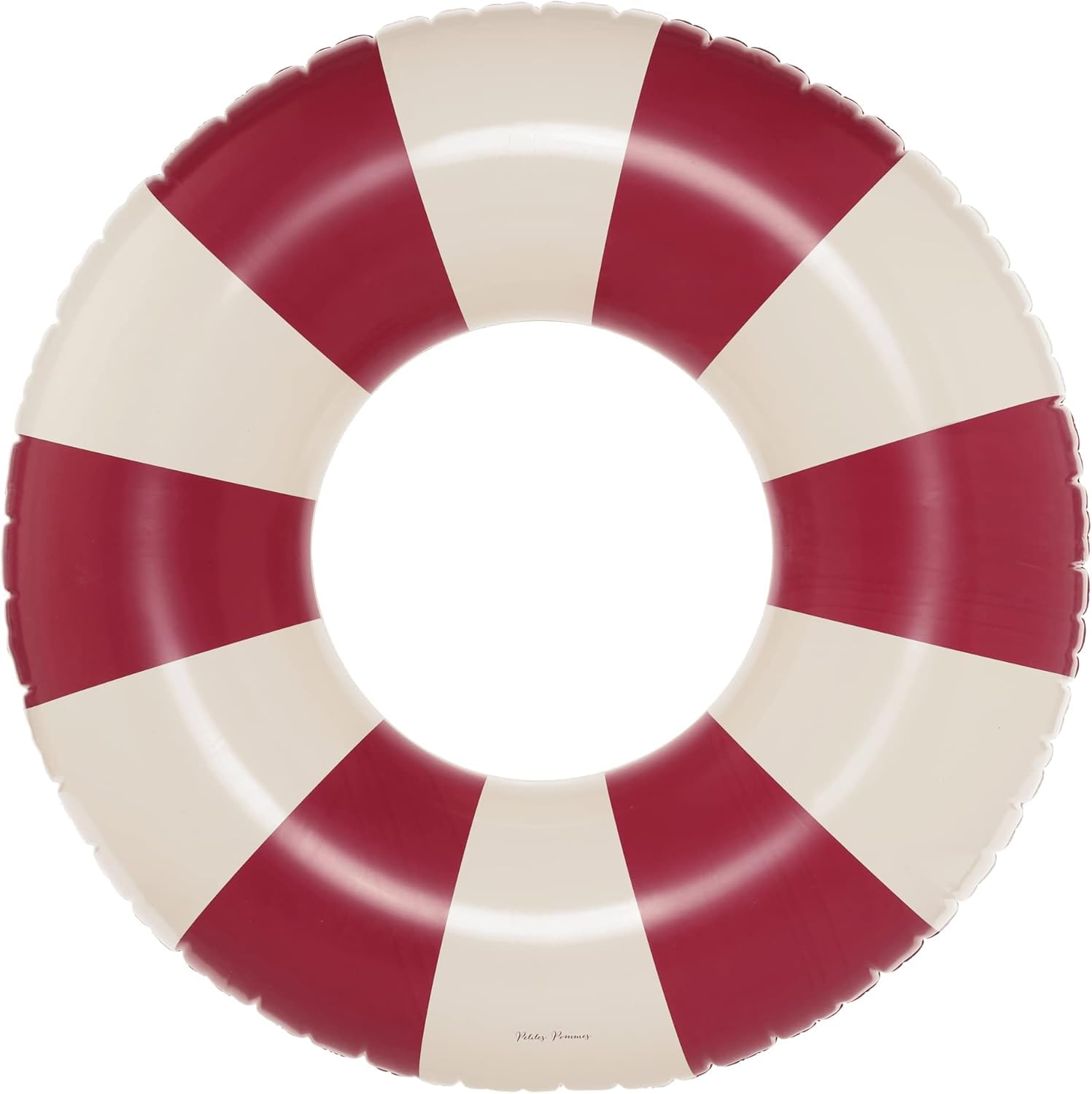 Petites Pommes Swimming Ring Swimming Aid Diameter 45-120 cm for Children and Adults (Ruby Red, 120 cm)