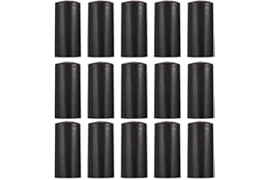 NULYLU 150pcs Black Disposable Heat Shrink Wine Bottle Caps Homebrew Seal Covers for Wine Bottling