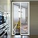 MAGZO Thermal Door Screen Fit Door Size 36 X 80, EVA Magnetic French Door Screen for Kitchen Heat Dust Smell Proof
