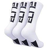 Podinor Basketball Crew Socks for Men and Women, Cushion Performance Athletic Basketball Socks