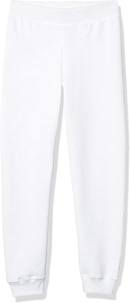 white sweatpants hanes