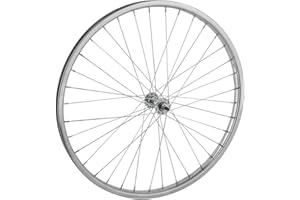WheelMaster Front Bicycle Wheel 24 x 1.75 36H, Steel, Bolt On, Silver