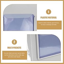 NUOBESTY Time Card Rack Retractable Time Card