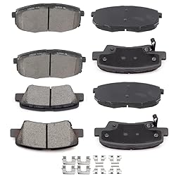 cciyu D1397 D1445 Front & Rear Brake Pads For Kia