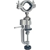 Sutekus Bench Clamp Vise 360 Degree Electric Drill Stand Holder Universal Grinder Holder For DIY Work Jewelry Making