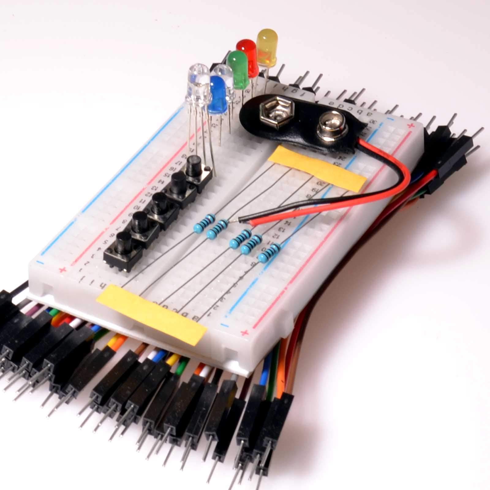 UTRONIX LIMITED Basic beginners electronics kit with components for students