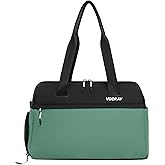 Vooray 25L Trainer Duffel Bag, Sage – Lightweight Travel and Gym Bag with Shoe Pocket, Weekender for Women and Men, Ideal for Overnight, Football, Hospital, and Workouts