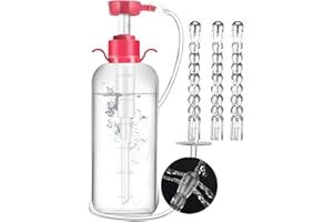 Douche kit for Women -Anti Backflow Feminine Douche,Safe & Reusable Home Clean Kit with 3 Nozzle