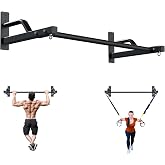 2026 Upgrade Pull Up Bar Wall Mounted - 600 lbs Heavy Duty Strength Training Pull-Up Bars, Ideal Rogue Pull Up Bar for Home and Commercial Gym, Easy Installation Chin Up Bar, Versatile Garage Pullup Bar