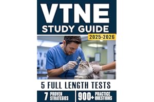 VTNE Study Guide 2025-2026: Comprehensive Prep for Veterinary Technicians with 7 Proven Strategies, Subject Reviews, 5 Full-L