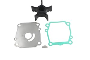 UANOFCN 𝟏𝟕𝟒𝟎𝟎𝟗𝟎𝐉𝟐𝟎 Water Pump Impeller Kit for 𝐒𝐮𝐳𝐮𝐤𝐢 𝐎𝐮𝐭𝐛𝐨𝐚𝐫𝐝𝐬 𝟗𝟎 𝟏𝟏𝟓 𝟏𝟒𝟎 𝐇𝐏 and Johnson Evinrude 90 150 140 Motors 17400-90J20 5033542 5033541 Sierra 18-3258