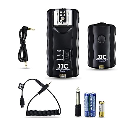 JJC Funkauslöser Blitzauslöser Auslöser für Fujifilm X-T2 X-Pro2 X-T1 X-T10 X-E2S X-E2 X-A3 X100T X-M1 X-A2 X-A1 XQ2 XQ1 X70 