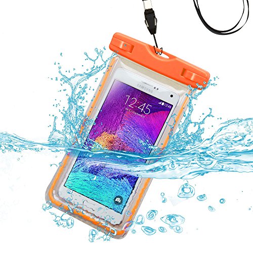 Avarious Waterproof Pouch Bag for Huawei Honor Holly 2 Plus, 5.0-inch, Orange