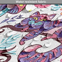 Ambesonne Alice in Wonderland Fabric by The
