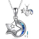 ONEFINITY Urn Necklaces For Ashes Sterling Silver Celtic Knot Cremation Jewelry For Ashes Memory Jewelry For Women Men