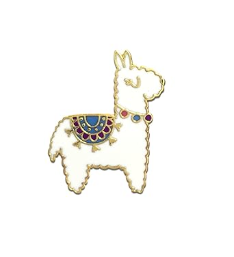 Black Jaguar Alpaka Pin | Alpaka Geschenke | Enamel Pin | Lama Anstecker | Alpaka Ansteck-Pin | Ostergeschenke für Mädchen