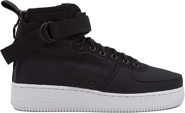 nike sf air force 1 mid black anthracite white