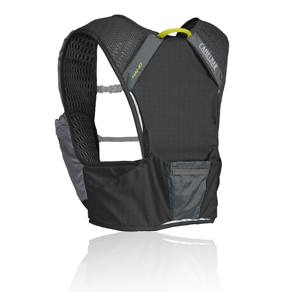 CAMELBAK Nano Vest 34oz Graphite/Sulphur Spring Running West - 001 Black/Grey, Small