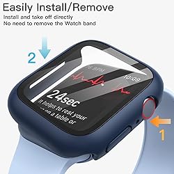 JETech Case with Screen Protector for Apple Watch