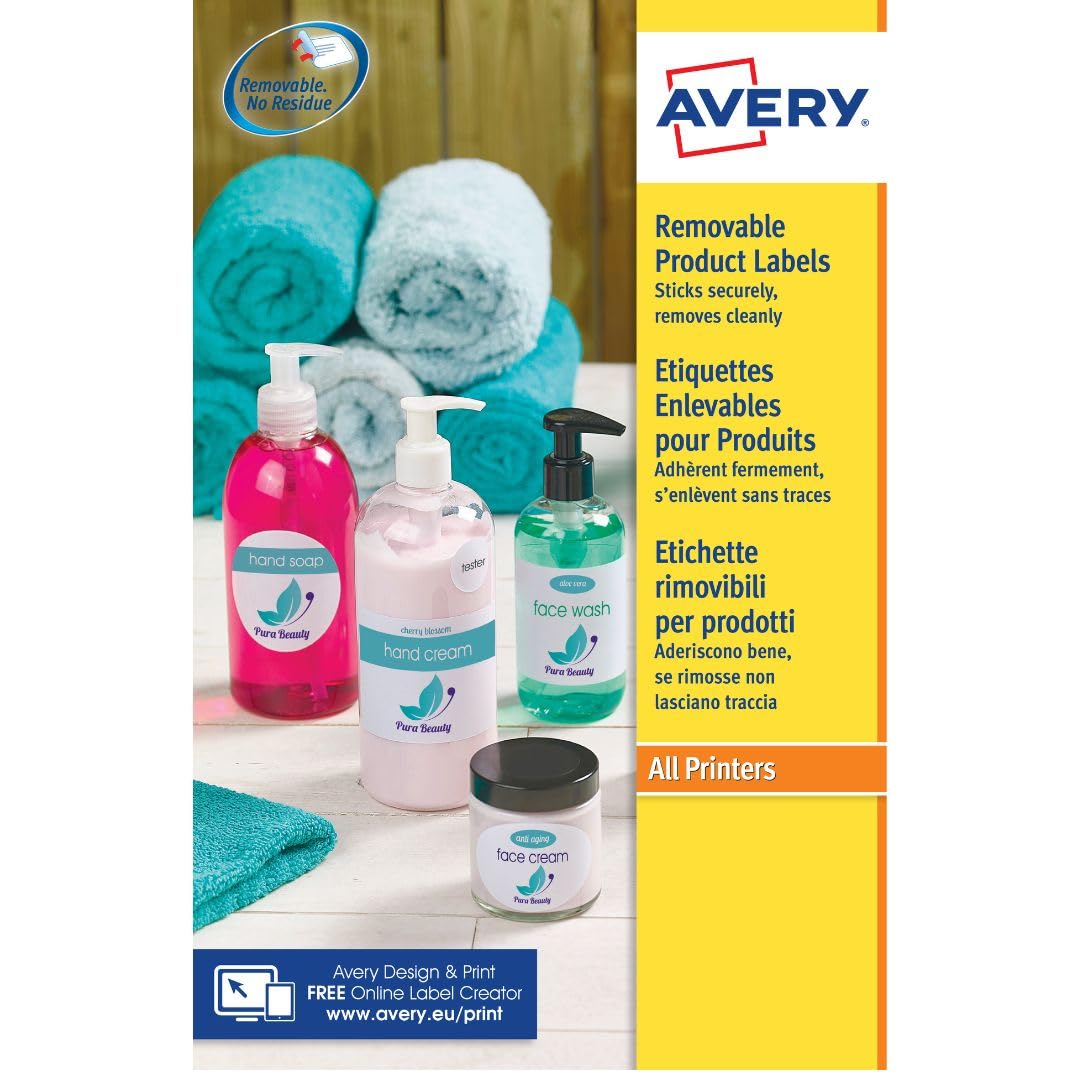 Avery L7115REV-20, All Printers, 102 Labels Per Sheet, 2040 Labels Per Pack, White