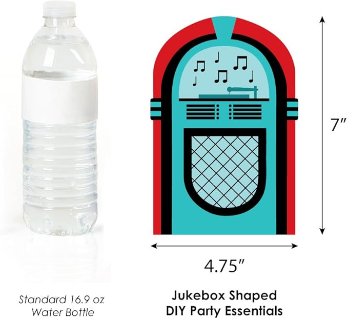 Amazon Com 50 S Sock Hop Jukebox Decorations Diy 1950s Rock N