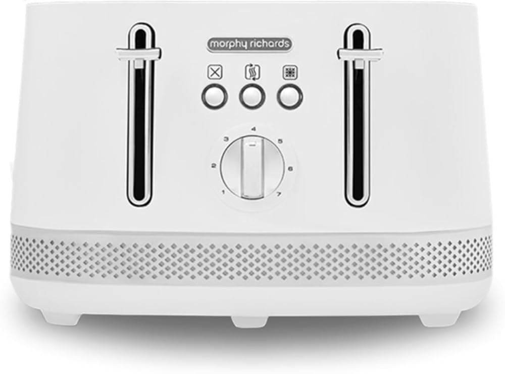 Morphy Richards Illumination 4 Slice Toaster 1500W Blue Light 7 Browning