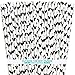 Mickey Mouse Inspired Paper Straws - Black White - 100 Pack - Outside the Box Papers Brand