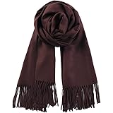 QBSMWomens Large Soft Wedding Evening Pashmina Shawls Wrap Scarfs
