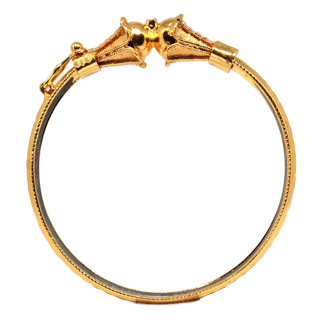 Buy Tanvi J Gold Plated Metal Bengali Noya Bangle For Women (2.2) at Amazon.in