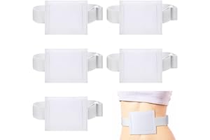 Syhood 6 Pcs Feeding Tube Holder Elastic G Belt Comfortable Peg Tube Holder Supplies for Men Women Adults Abdominal Covers Accessories