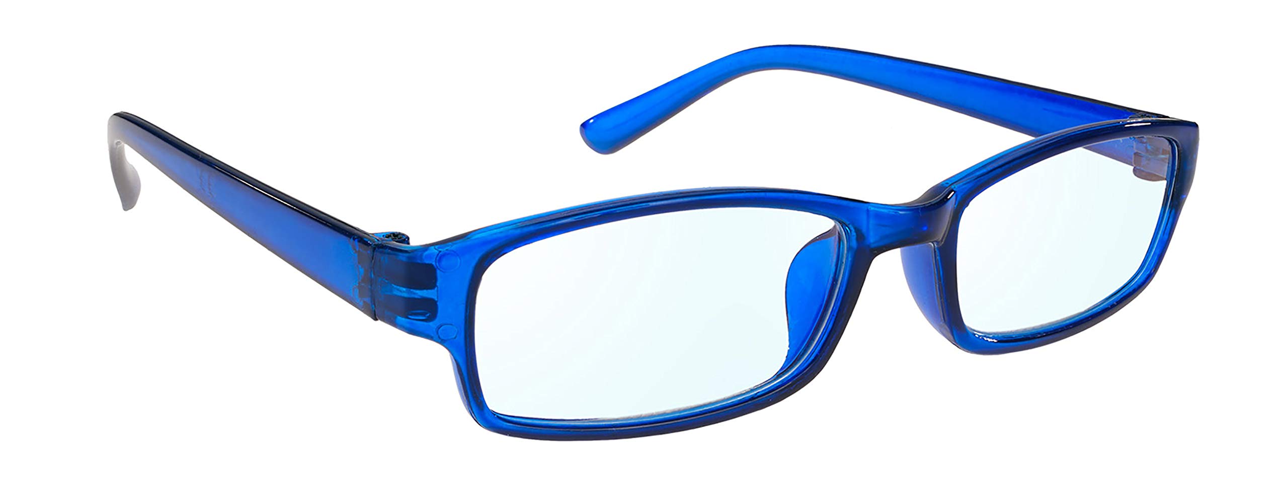 4sold Slim Men Women Classic Retro Style Computer Glasses Computer Blue Light Blocking Glasses, Anti Glare Fatigue Blocking Headaches Eye Strain Safety Glasses for Computer/Phone Transparent