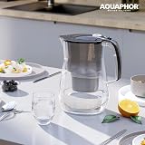 AQUAPHOR Onyx Black Water Filter Jug 4.2L with 3 Maxfor+ Filters view 3