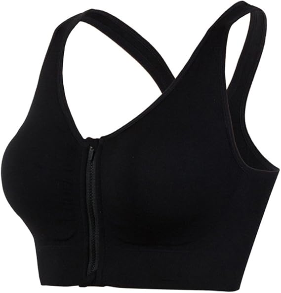 LANBAOSI Racerback Sport BHS Frontreißverschluss Hohe Schlagzähigkeit YogaBH mit