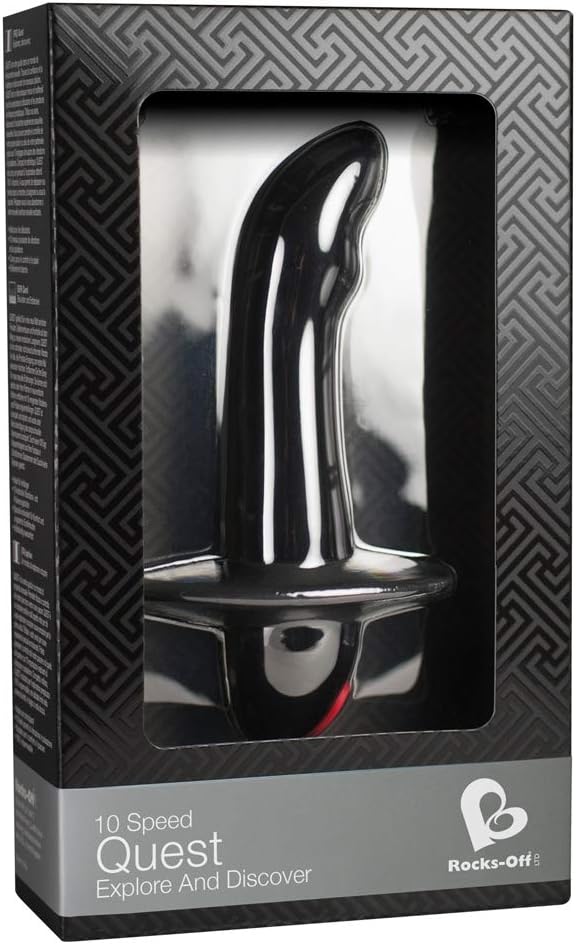 Rocks Off Quest Prostate Vibrator - Black, 24 g - Image 3