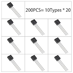 10Values 200PCS A1015 BC327 BC337 2N2222 2N2907