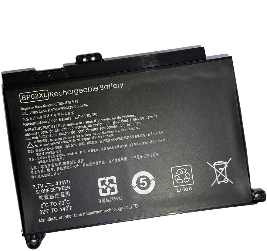 Powerforlaptop Laptop/Notebook Replace BP02XL Battery for HP Pavilion PC 15 15-AU 849909-850 (F9-21) 849569-421 HSTNN-LB7H BP02041XL