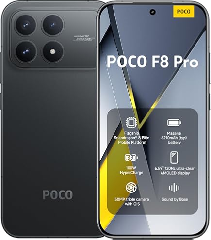 Amazon.com: XIAOMI Poco F8 PRO 5G Ai (Compatible with Tmobile Mint