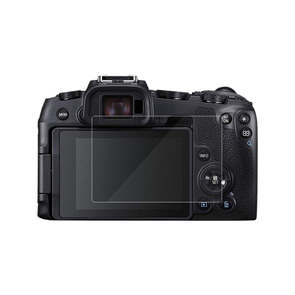 kinokoo Screen Protector for Canon EOS RP Digital camera, 0.25mm 9H Hardness Tempered Glass Film for EOS RP camera - Bubble Free& Anti-Scratch&Anti-Finger Print (2 Pack)