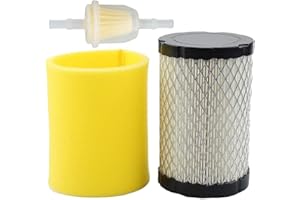 POWTOL 590825 594201 796031 Air Filter for 797704 Pre Filter for Briggs Stratton John Deere D100 D110 D125 D130 Husqvarna YTA24V48 YTH18542 YTH24V48 YTH24V54 YTH22V46 Replace MIU14395 MIU13038