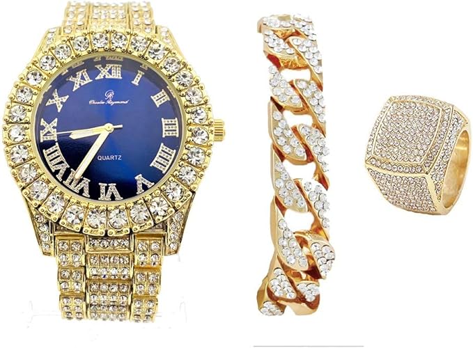 amazon iced out watch