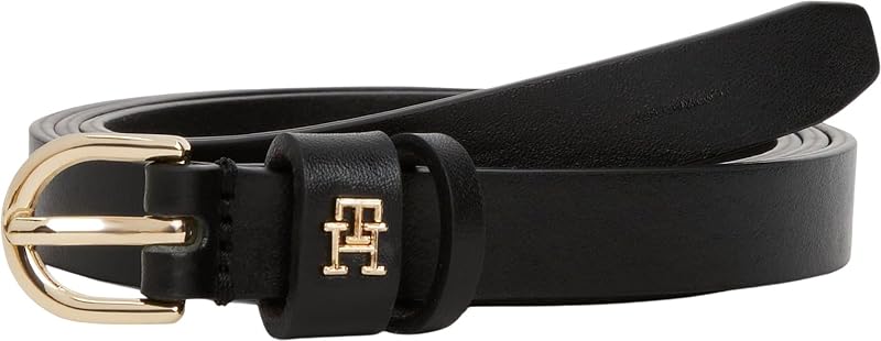 Cinturón Mujer Essential Effortless 1,5 cm estrecho, Negro (Black), 70 cm — foto 1 de 3