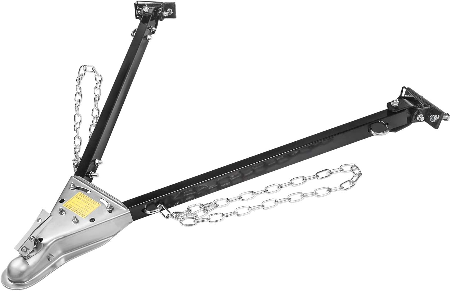 Hiltex 20046 Adjustable Universal Tow Bar, 5000 Lb Capacity | Includes Safety Chains