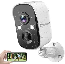 Techage Security Cameras Wireless Outdoor, Battery