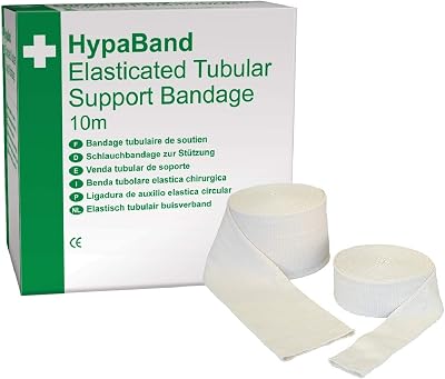 Safety First Aid Group HypaBand Tubular Support Bandage White 10m 10cm F Large