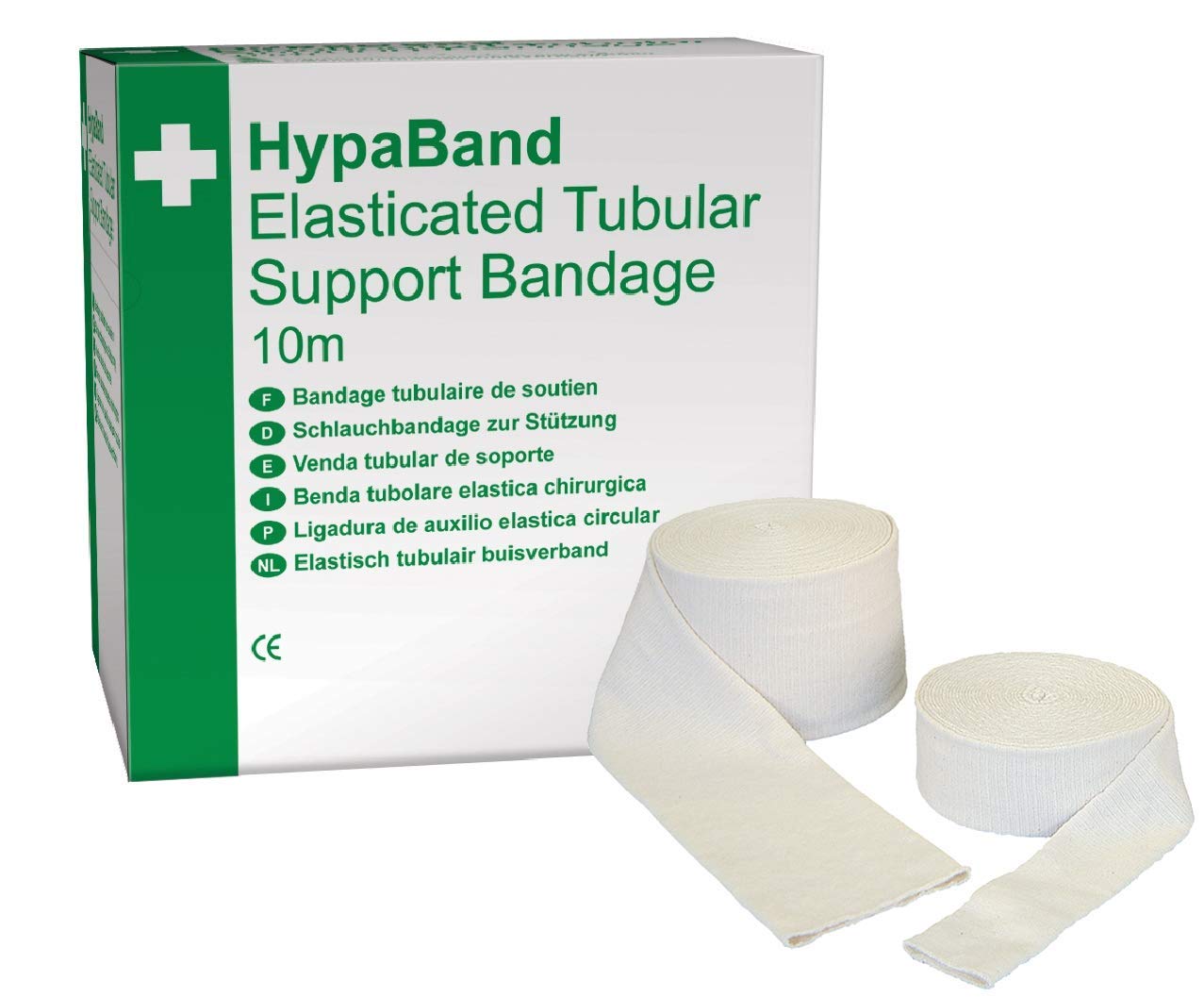 Safety First Aid Tubular Support Bandage (G - Large Thighs), White - 12cm x10m