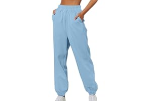 OIUCVGB Sweatpants for Women Cinch Bottom Drawstring Elastic Waist Pants Athletic Yoga Joggers Lounge Trousers with Pockets