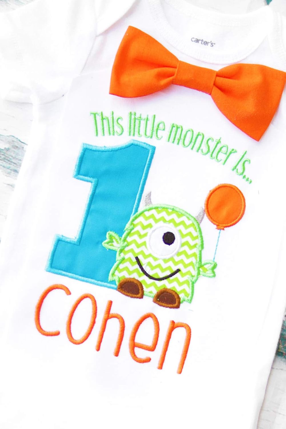 little monster 1st birthday outfit