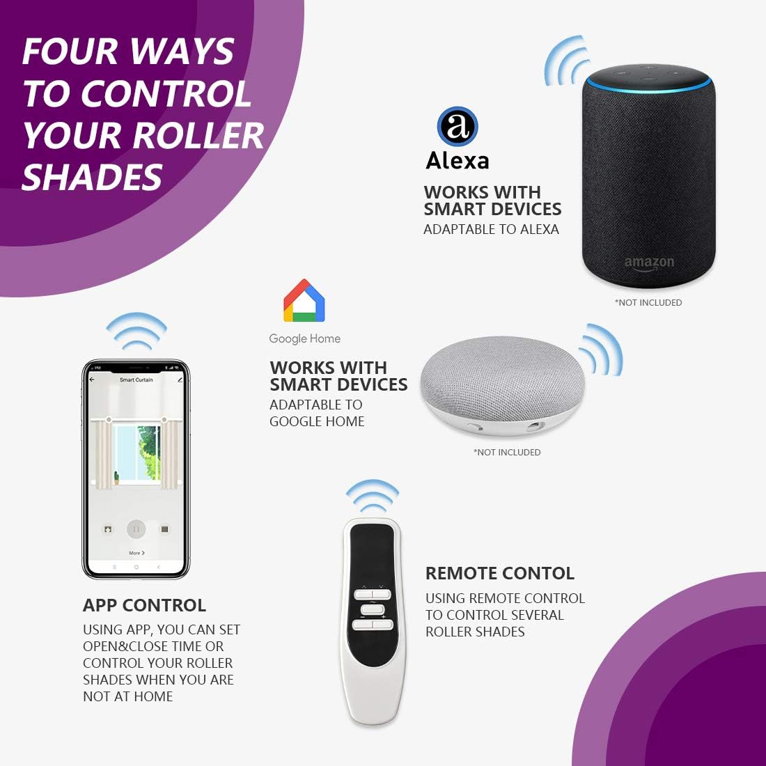 google home roller blinds