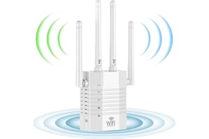 AOOEPU 1200Mbps Dual Band 2.4G/5G Wireless Internet Repeater and Signal Amplifier, WiFi Range Extender, Wireless Internet Repeater, Long Range Amplifier with Ethernet Port