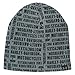 Harley-Davidson Men's Repeated H-D Text Knitted Beanie Cap, Gray KN19180
